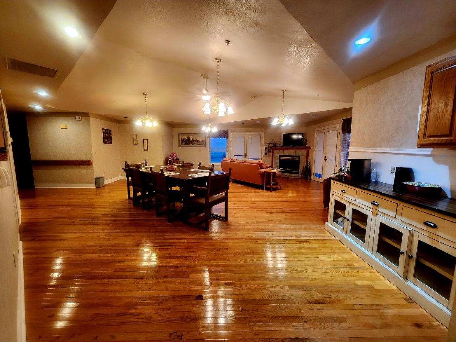 Main living and dining area at Your Home Wiggins